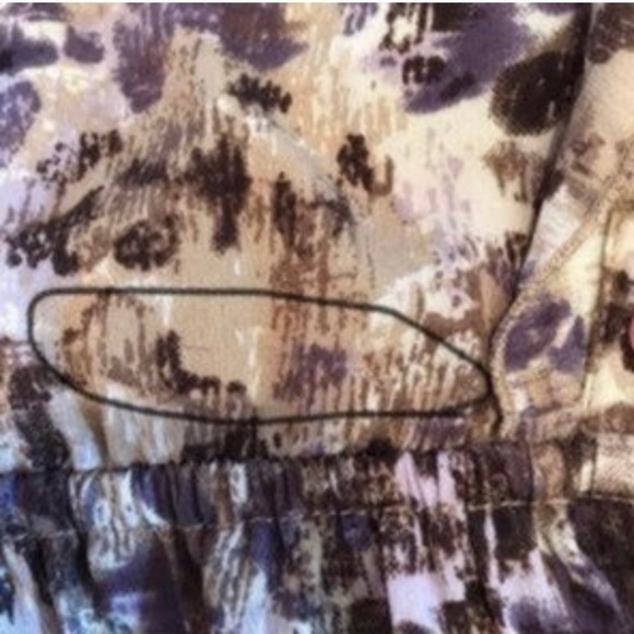 Oh Baby by Motherhood maternity blouse Small brown - Picture 3 of 5